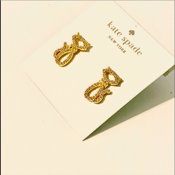 Kate Spade Jazz Things Up Cat Earrings